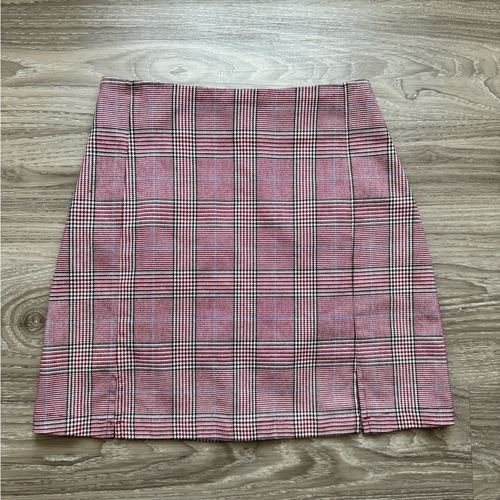 John Galt Miniskirt Plaid